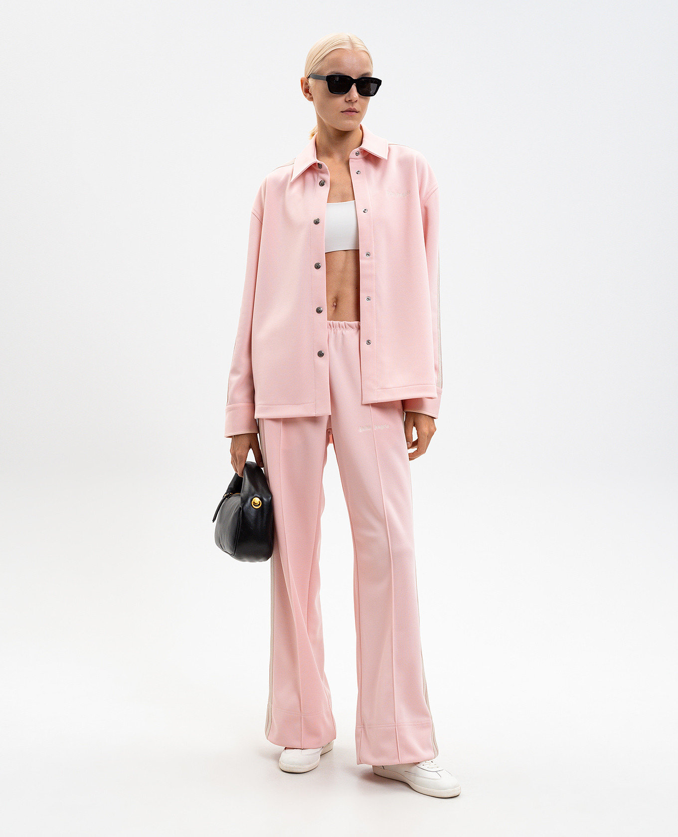 

Pink sweatpants with logo Palm Angels