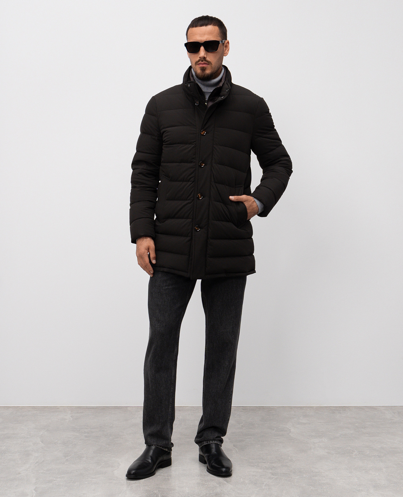 

Gray down jacket CALEGARI MooRER, Grey