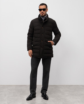 MooRER Gray down jacket CALEGARI CALEGARIKN