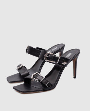 Paris Texas Ursula black leather mules PX1130XLTH3