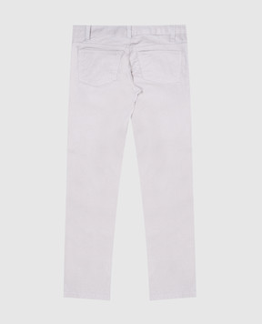 Ralph Lauren Children's gray corduroy pants with emblem 313671131