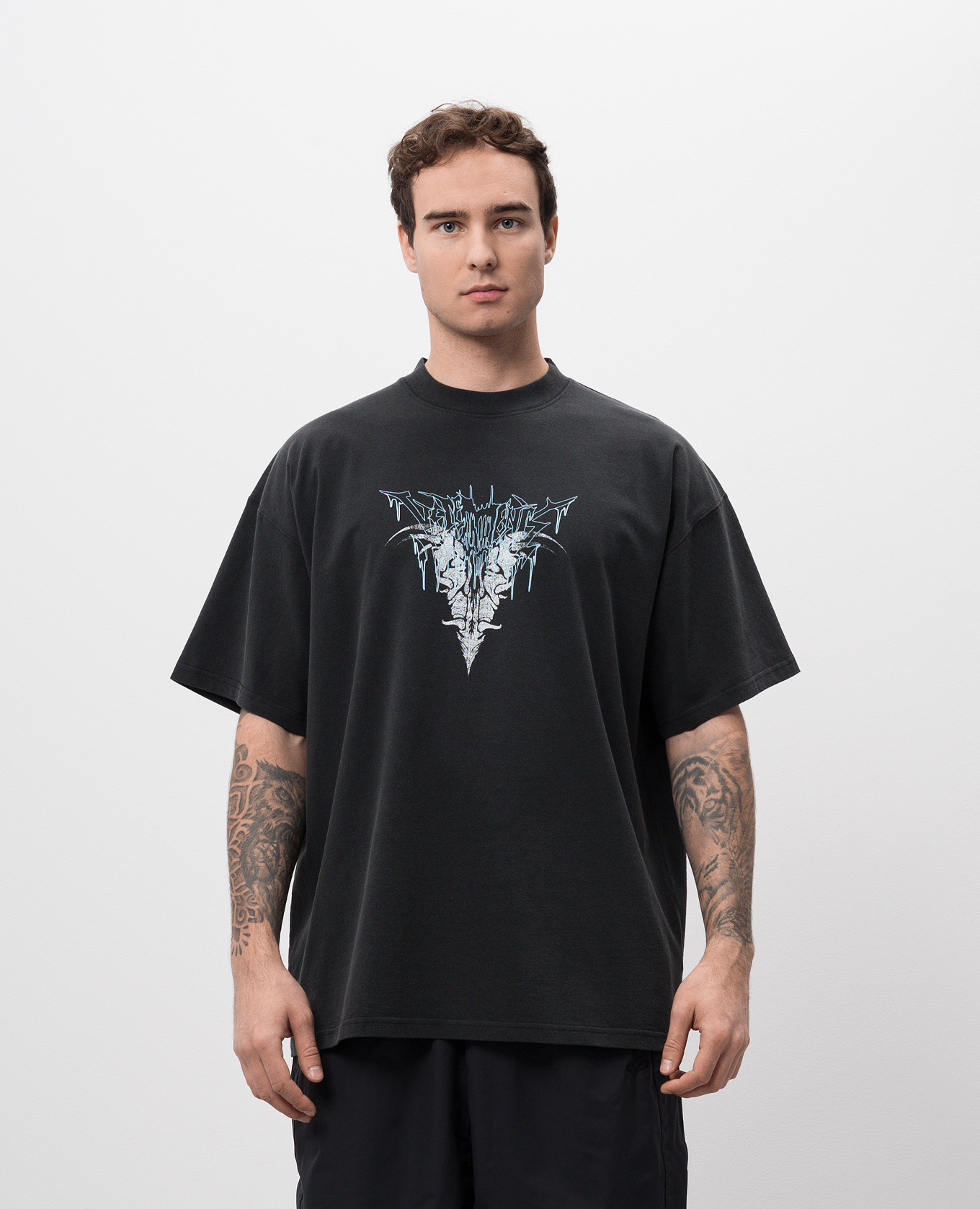 

Black t-shirt with a print Vetements