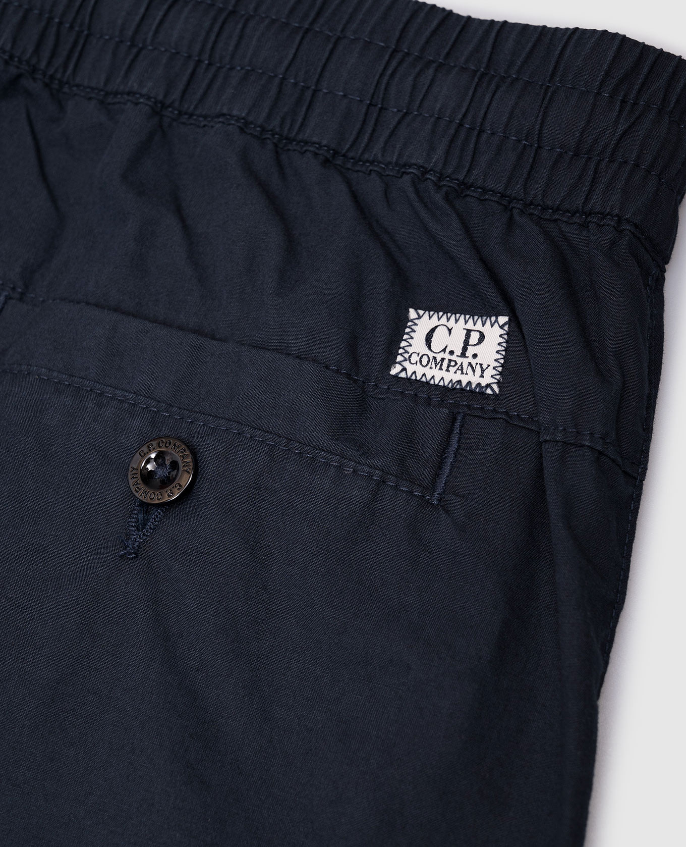 

Kids' blue cargo pants with logo patch C.P. Company