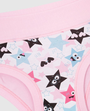 RiminiVeste Emy Bimba baby pink star print panties B2703