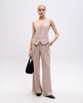 Jacob Lee Pink silk pants WTP056SS25SCPB