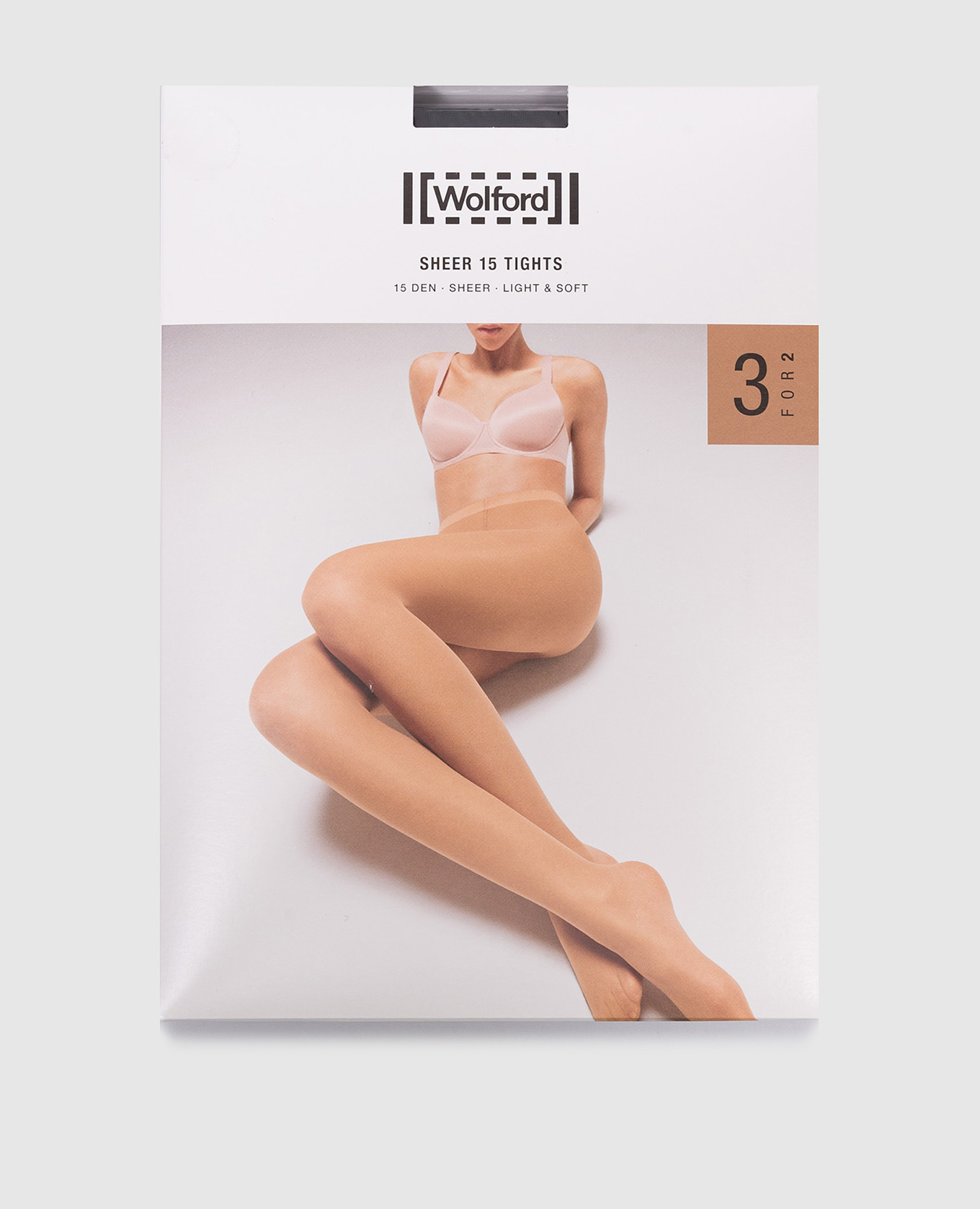 

Set of black tights 15 den Wolford
