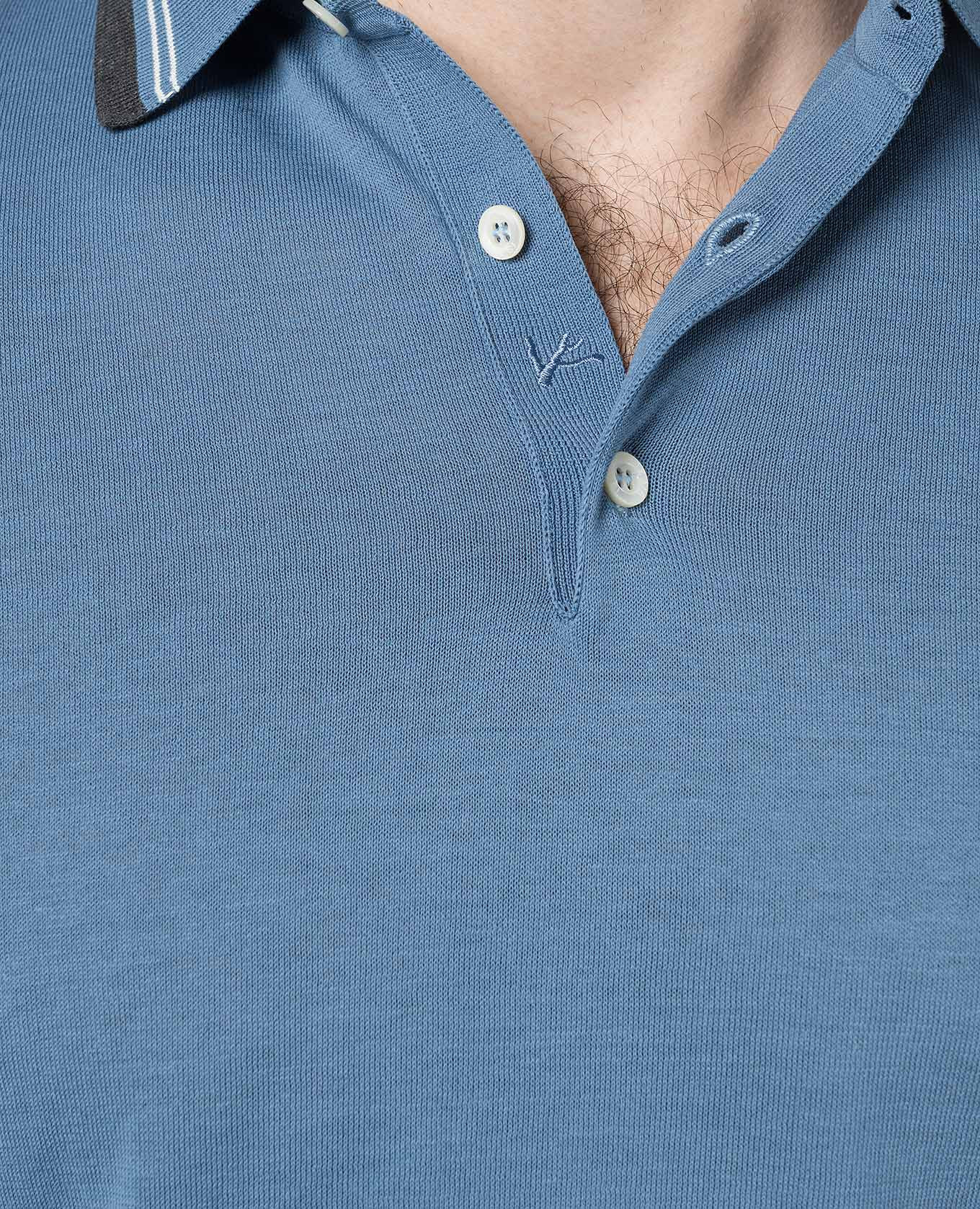 

Blue polo ISAIA, Light blue