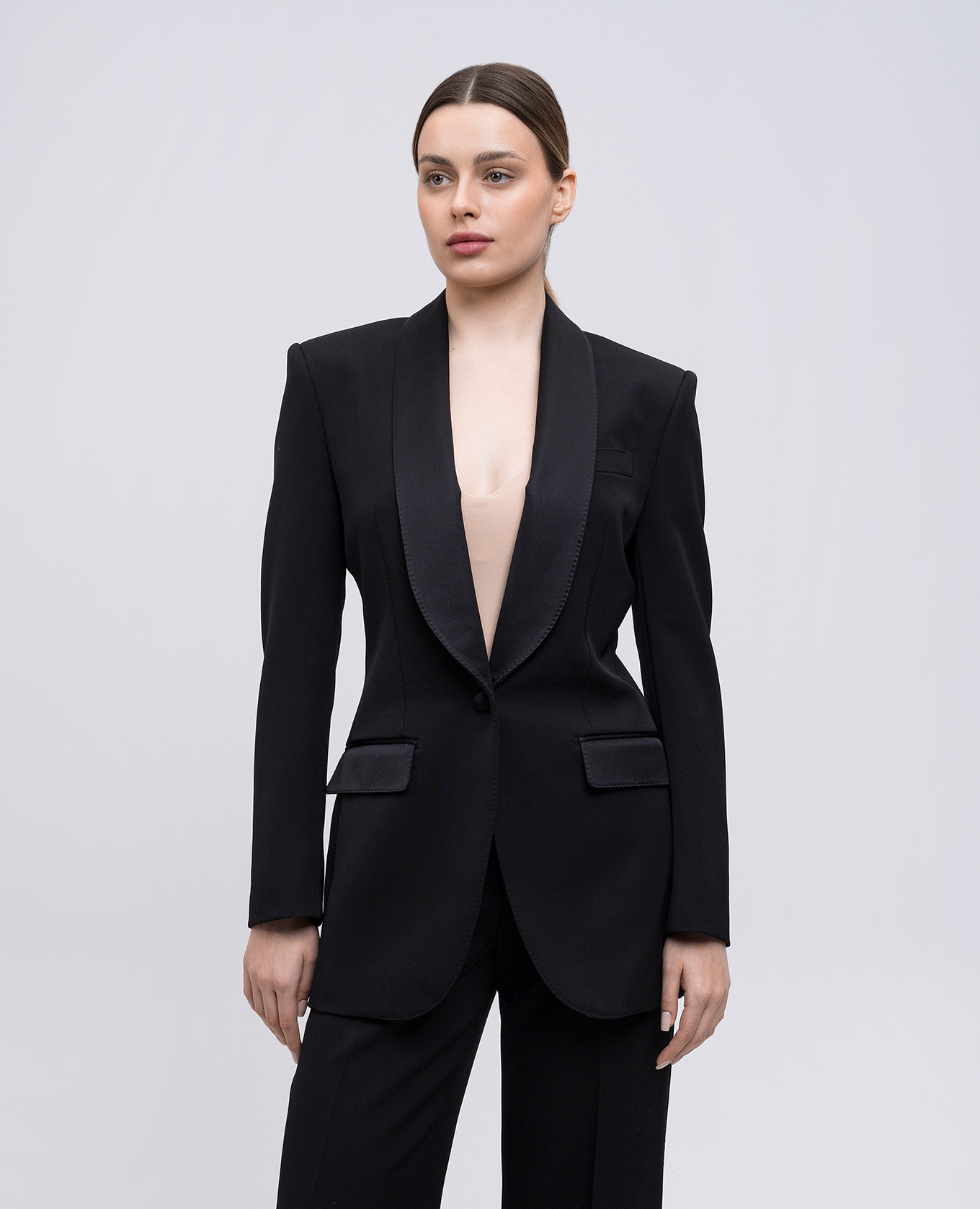 

Black wool and silk jacket Dolce&Gabbana