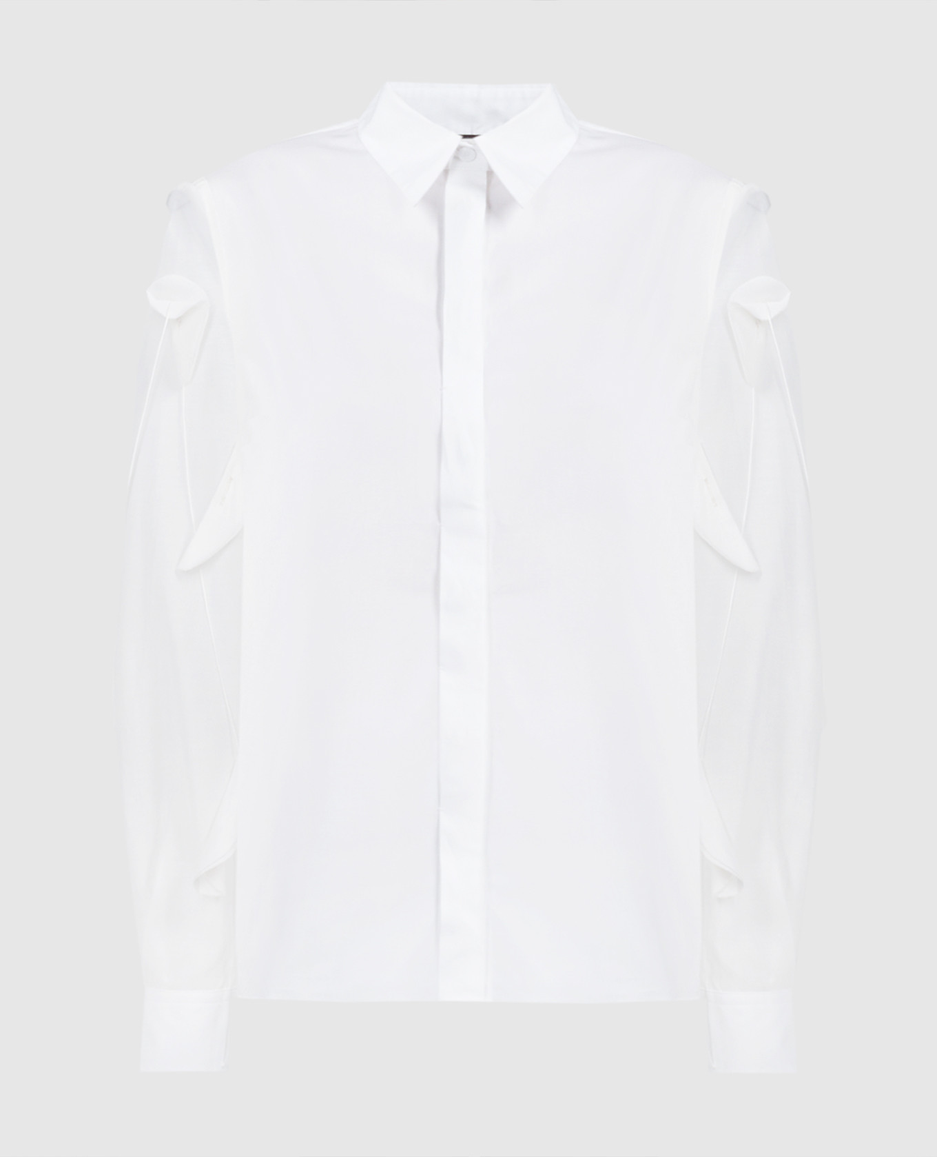 

White blouse with appliqué Peserico, Белый