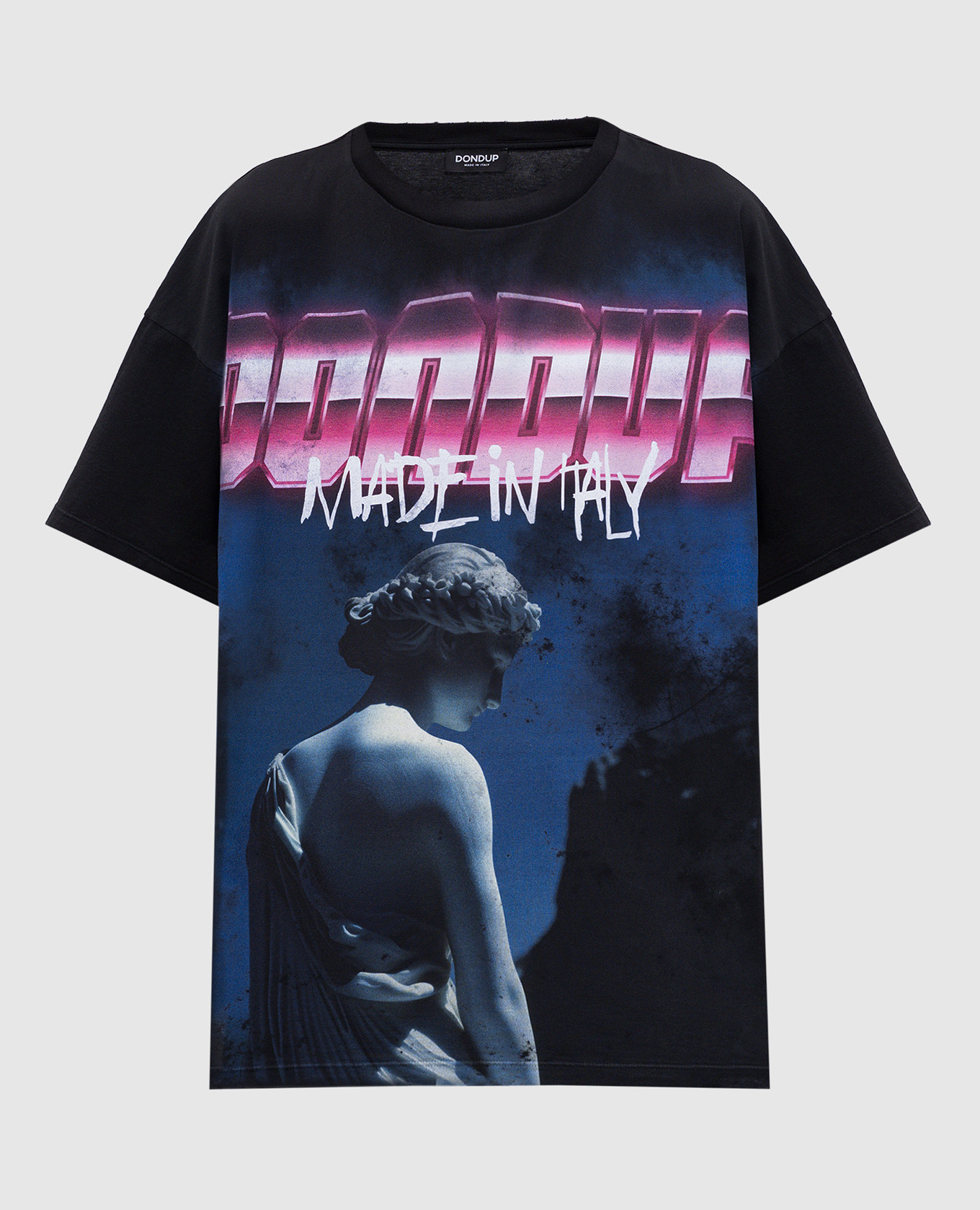 

Black t-shirt with logo print Dondup