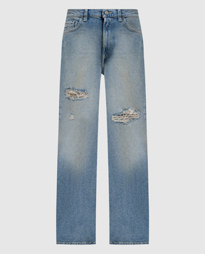 Dondup Francine blue ripped jeans DP777DSE370DLI8