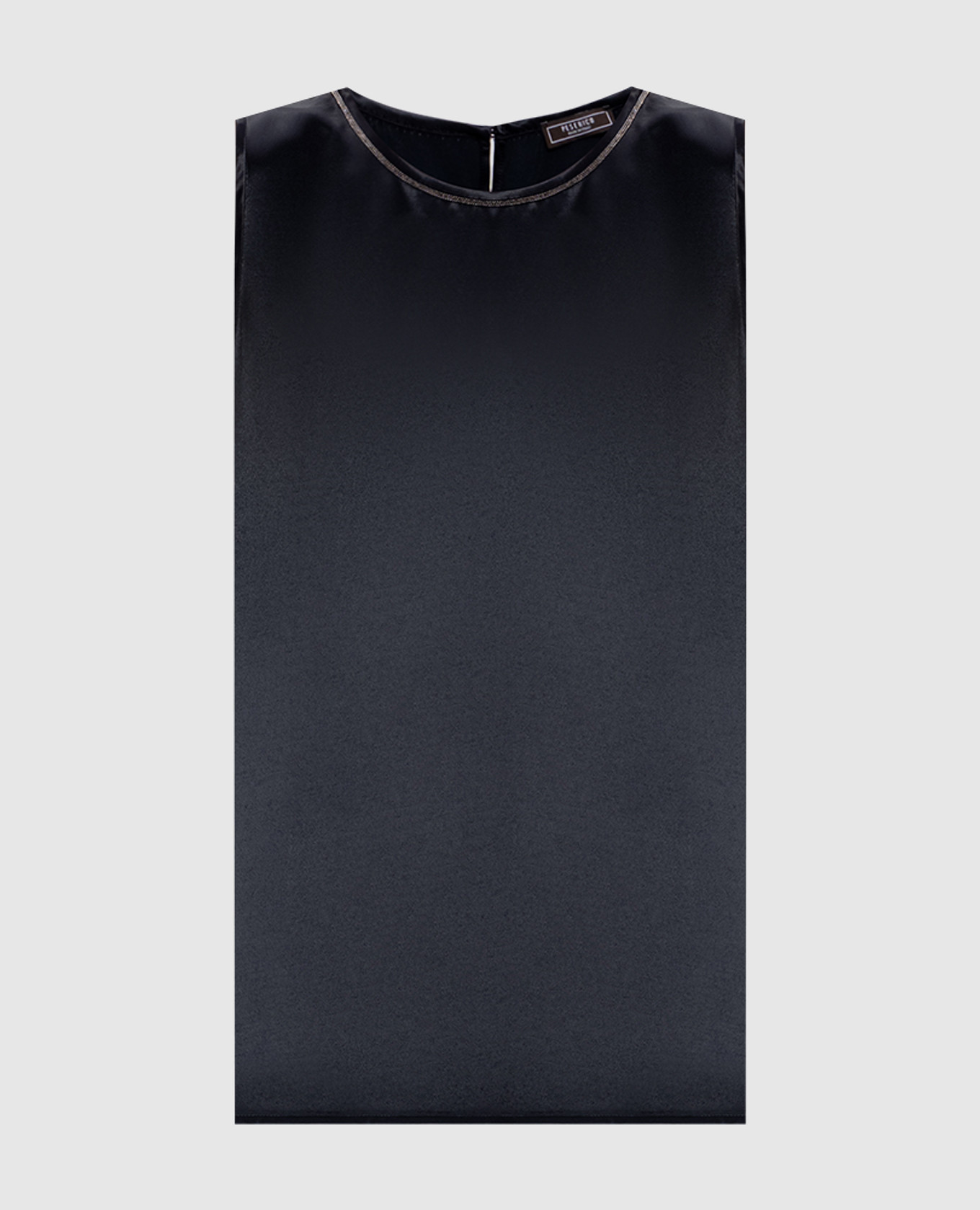 Black top with monil chain Peserico