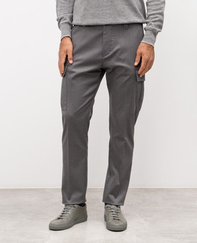 Cashmere&Whiskey Gray cargo with wool 02583R0498