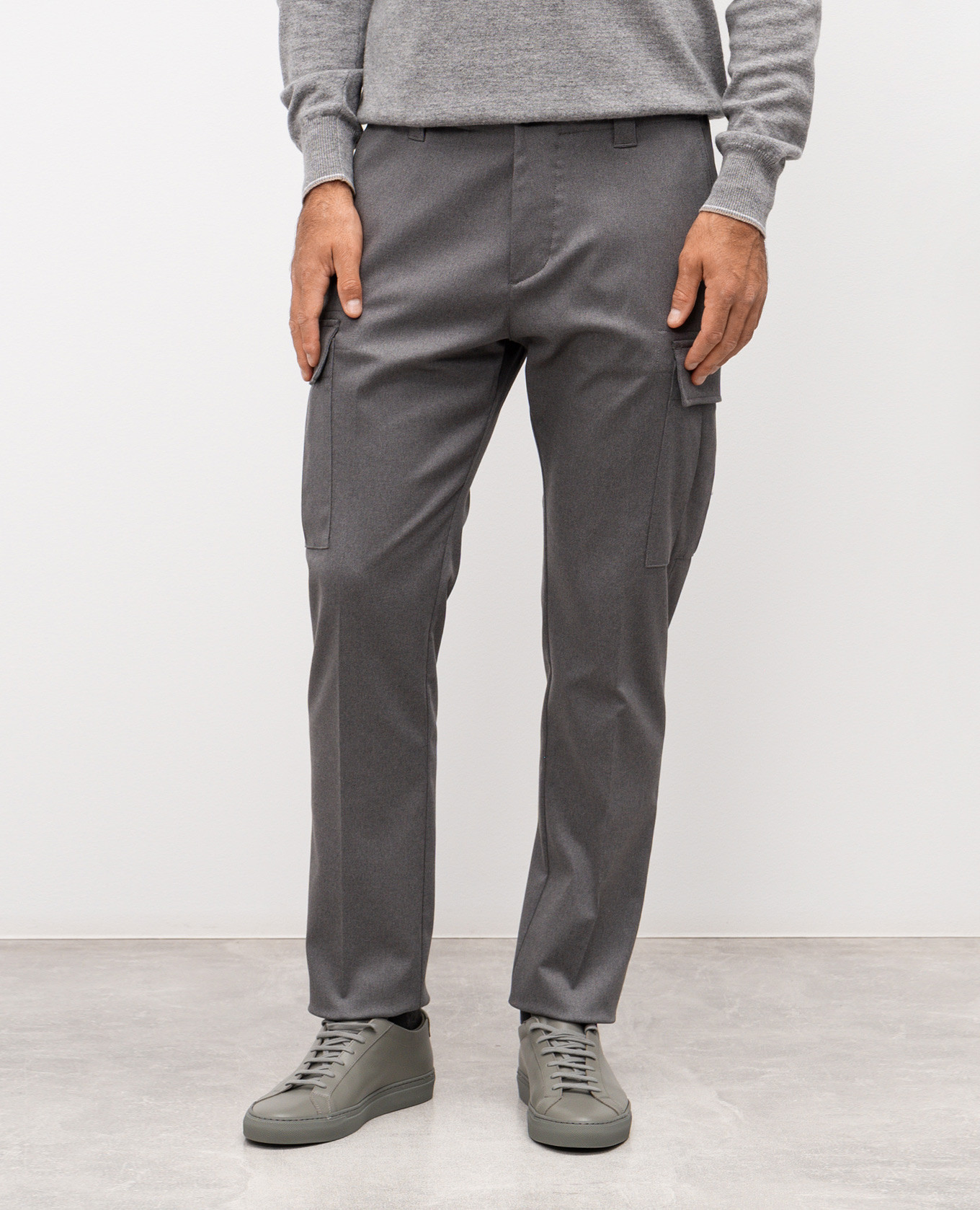 Gray cargo with wool Cashmere&Whiskey 3