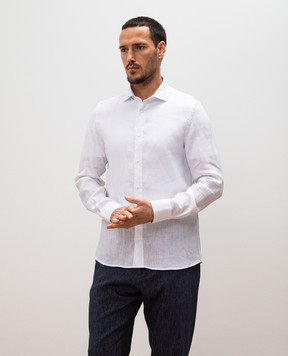 Peserico White linen shirt R5604202600