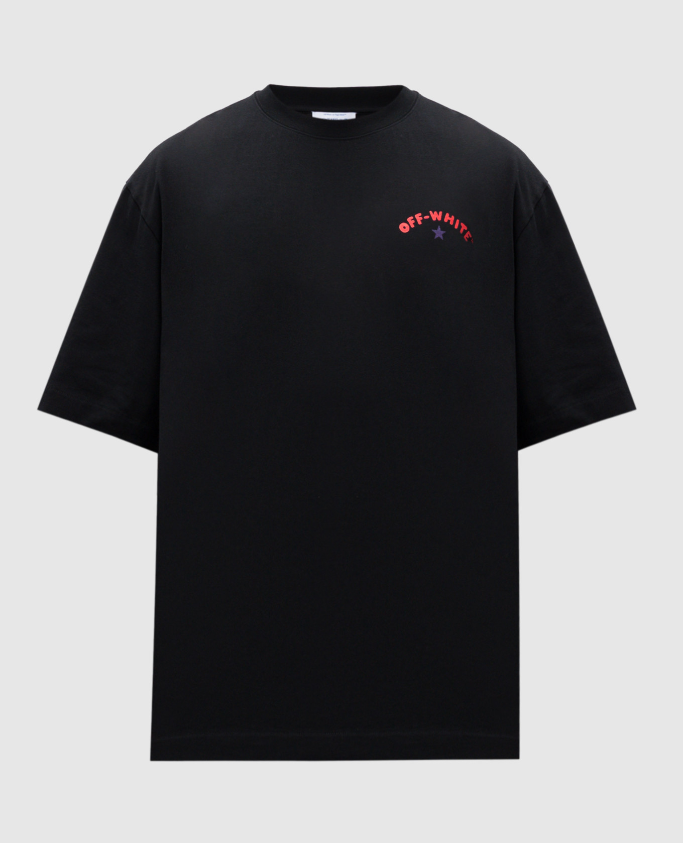 Black t-shirt with logo print Off-White