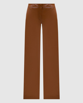 Twinset Brown pants with logo 252TP2231