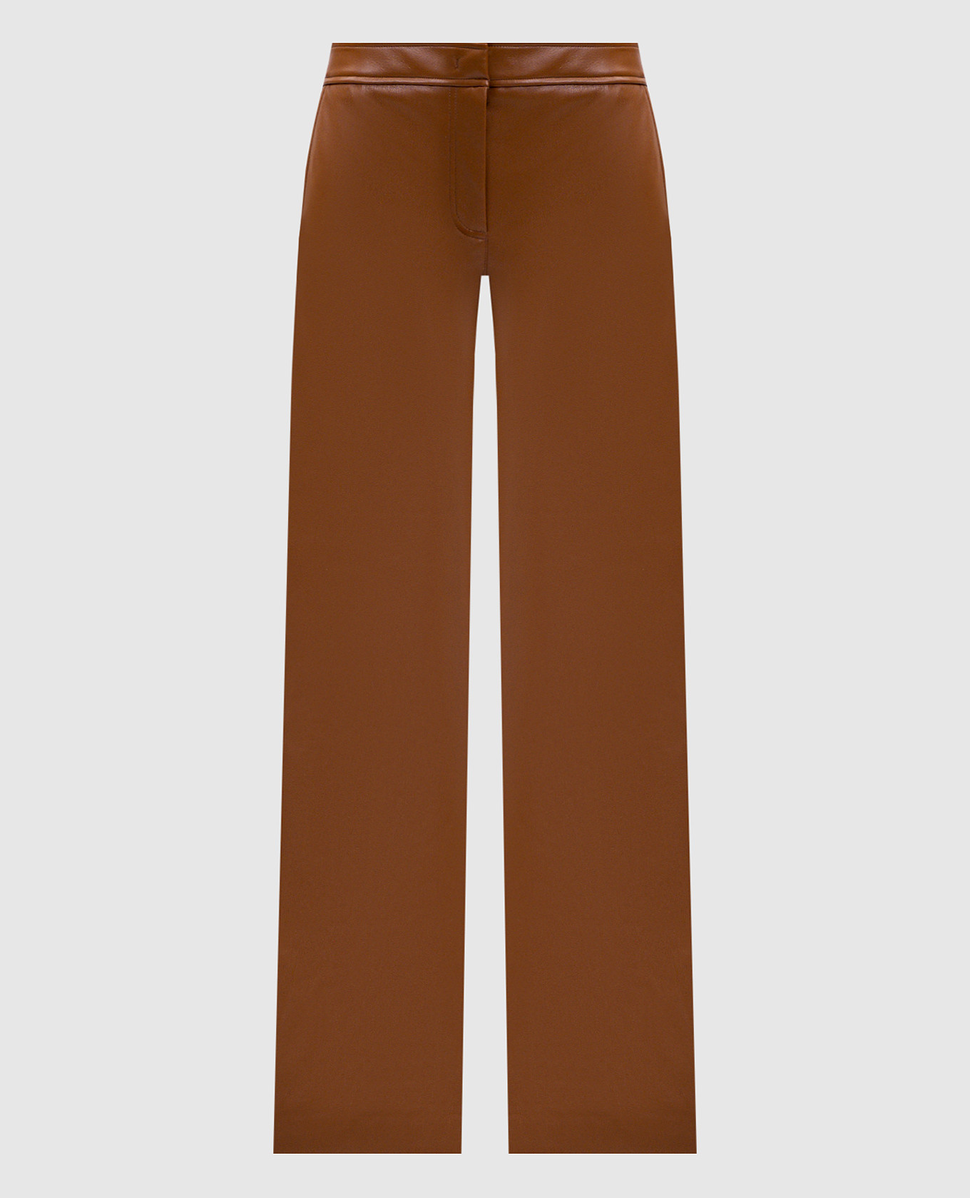 

Brown pants with logo Twinset