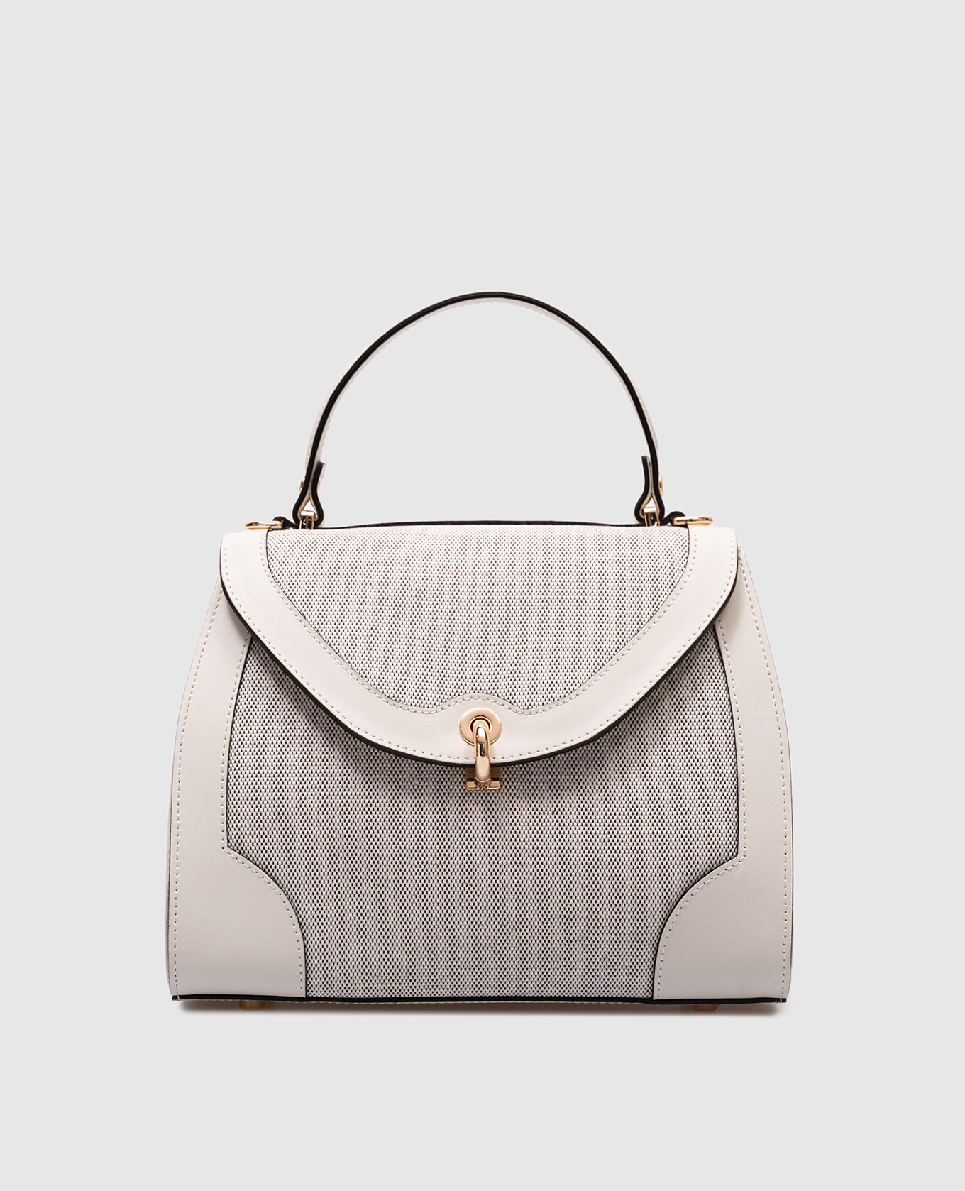 

White leather messenger bag Gianni Notaro