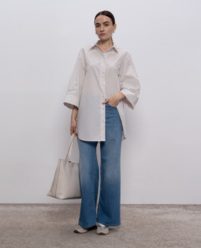 Peserico White long shirt S0630302769