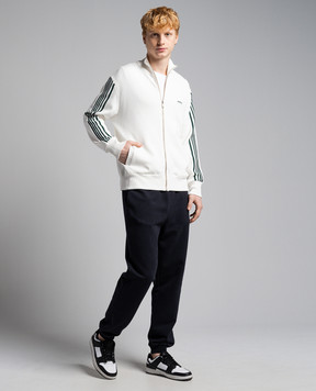 AUTRY White sports jacket with logo embroidery A24EJAPM528W