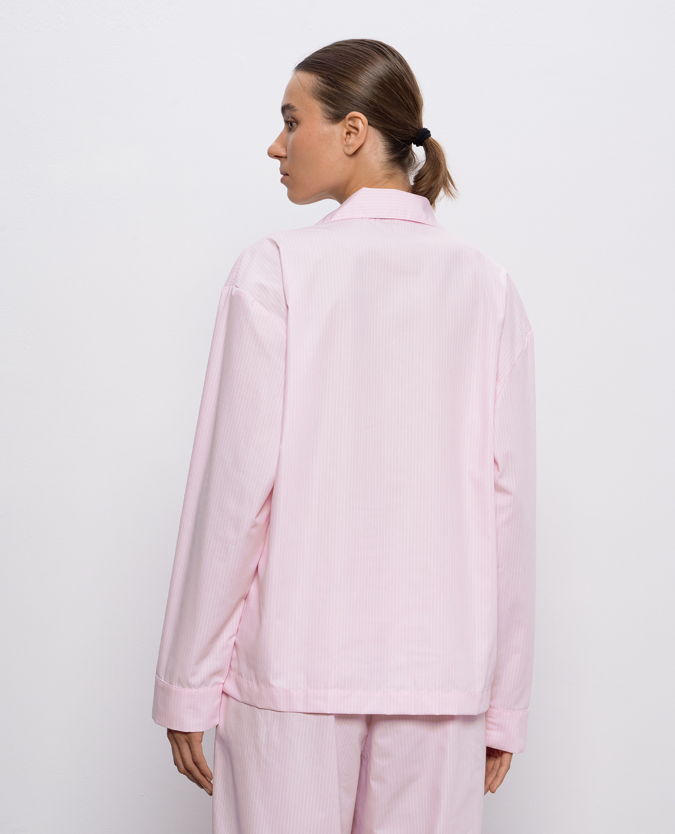 

Pink striped pajama shirt Dore & Rose