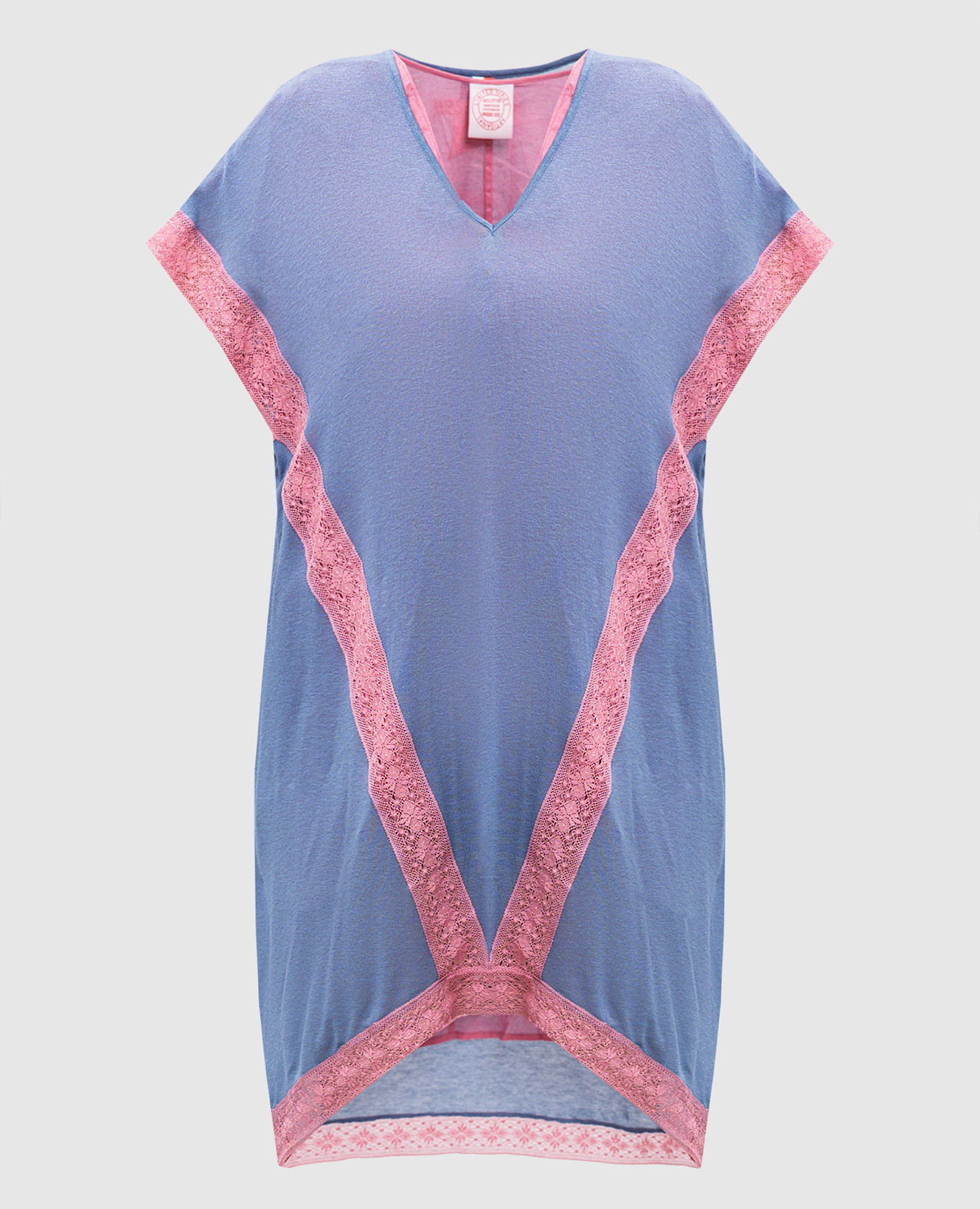 

Blue top with lace BP56