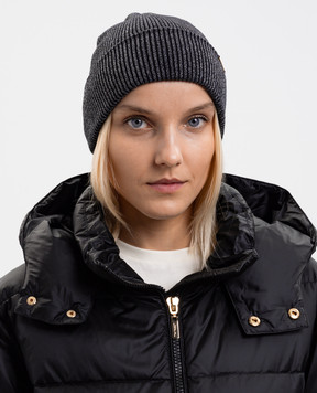 Twinset Black hat with lurex 252LI4BKK
