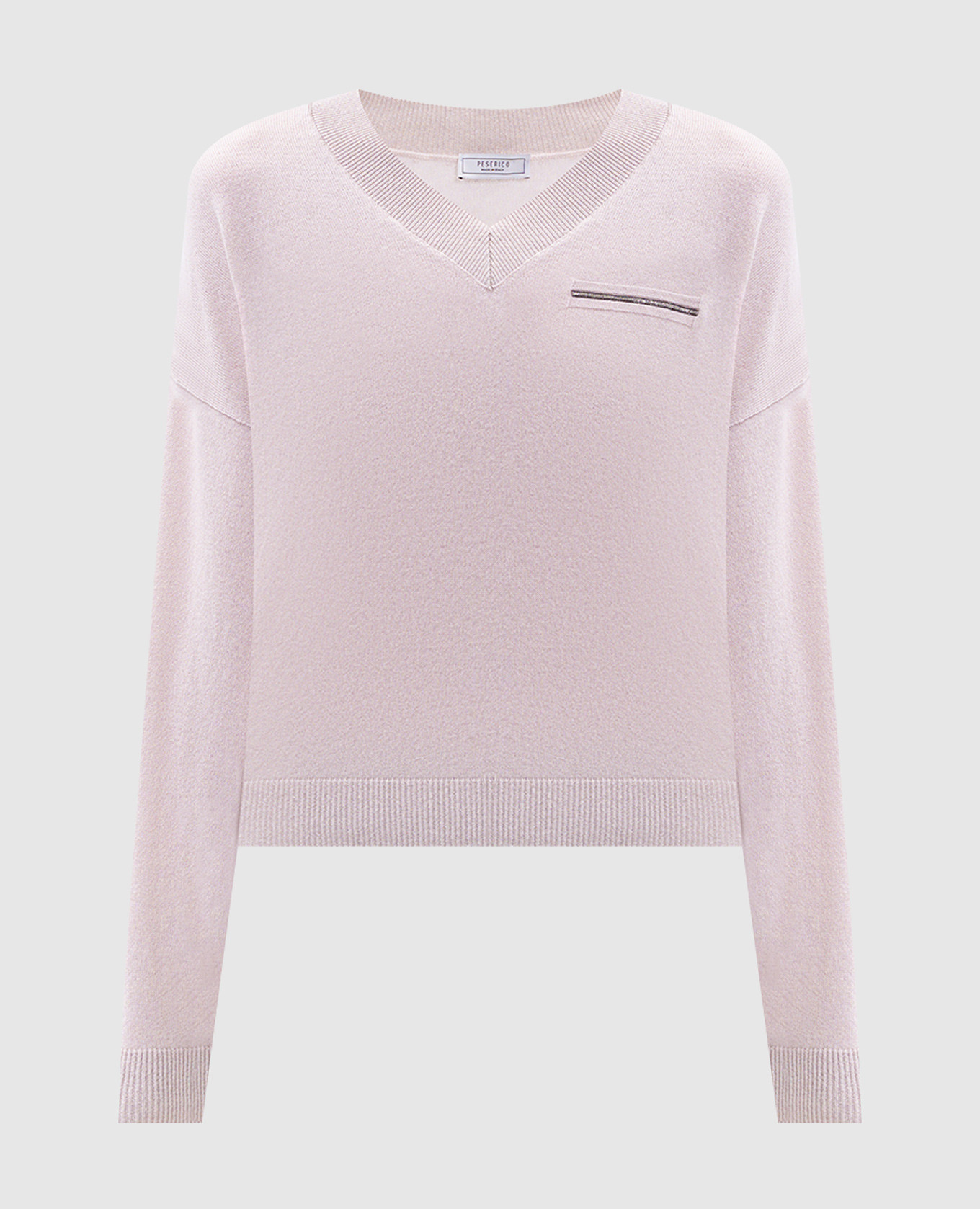 Beige cashmere pullover Peserico