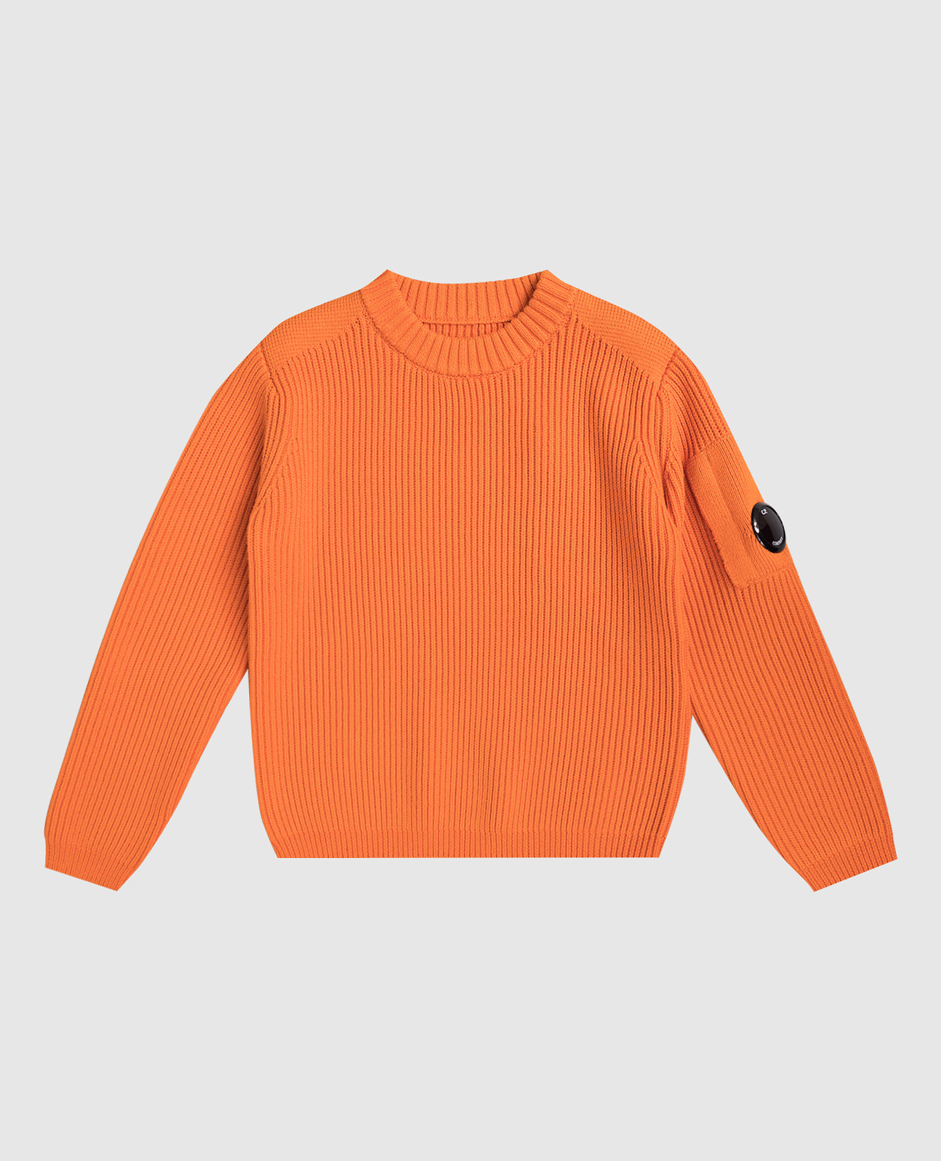 

Children's orange sweater with logo C.P. Company