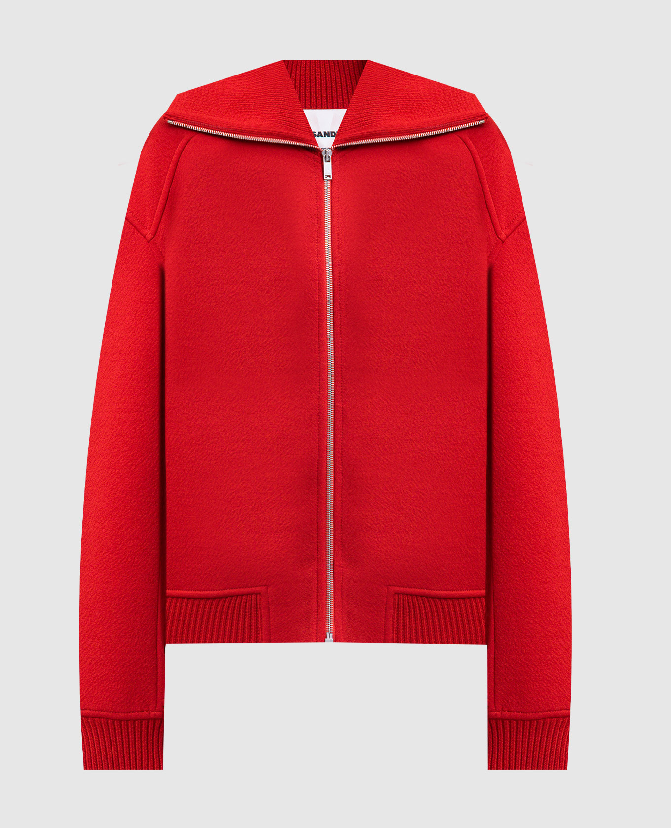 Red jacket with wool Jil Sander