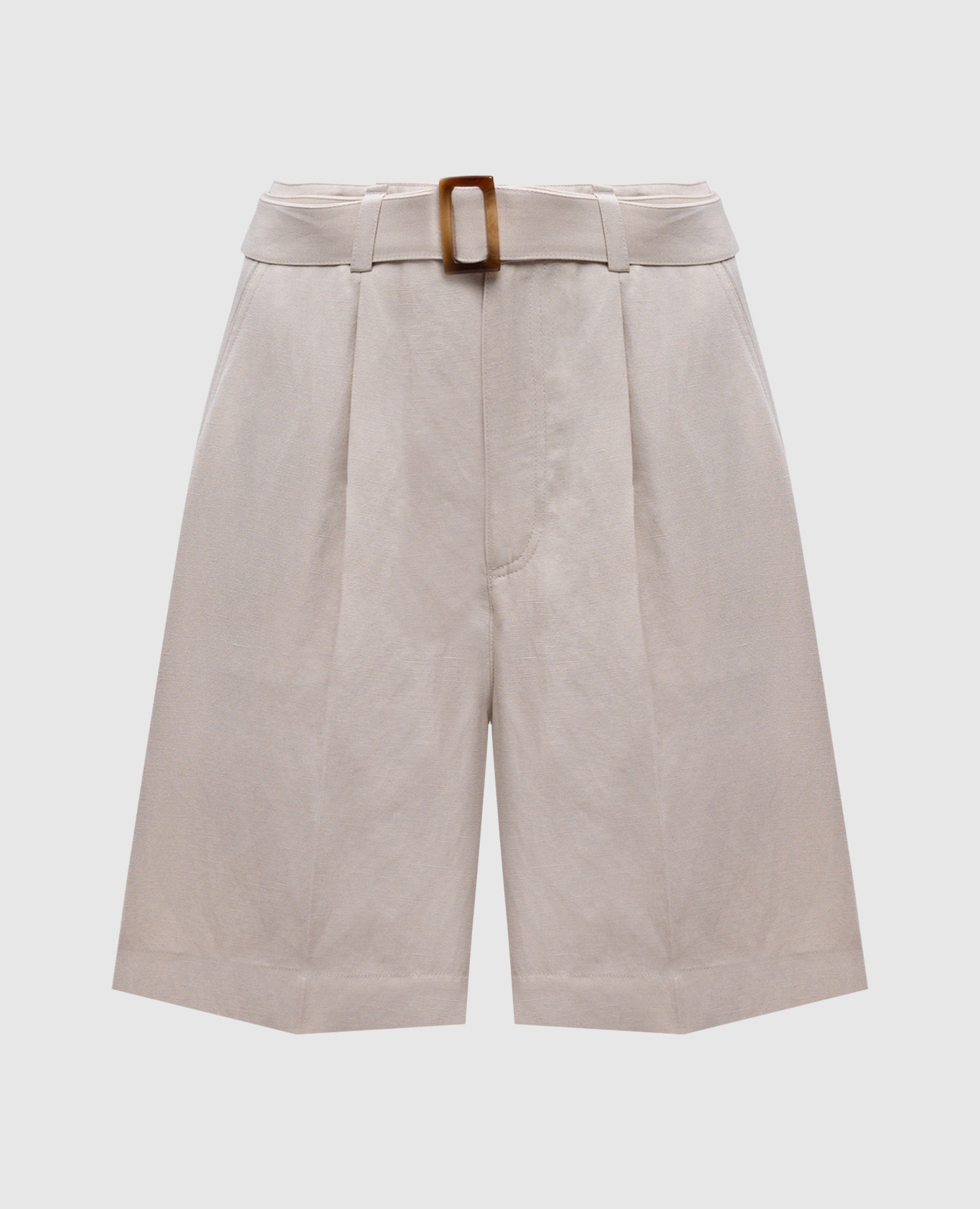 

Beige linen shorts Woolrich