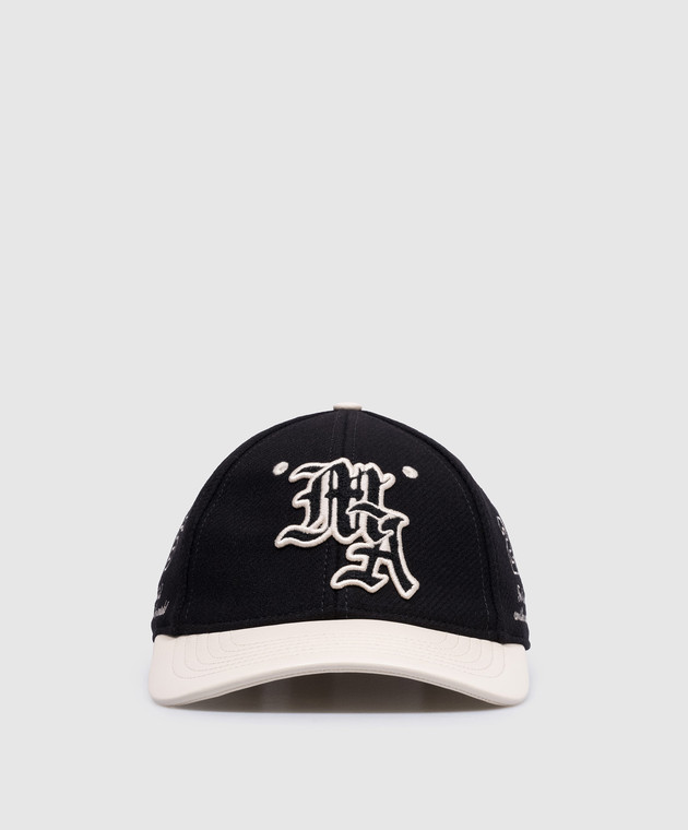 AMIRI - Black cap with logo embroidery AMHACP1010 - shop  display picture 1