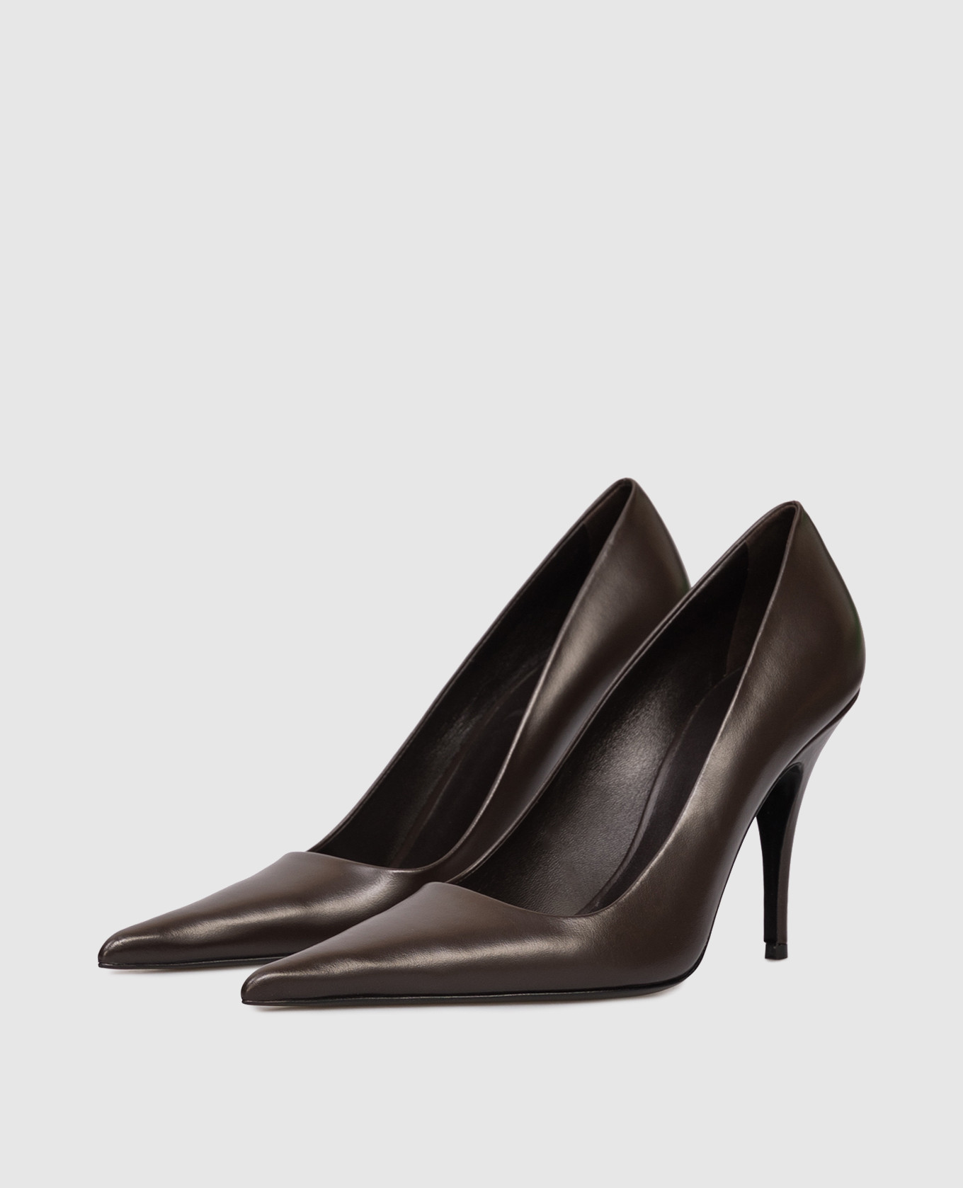 

Brown leather shoes Vetements