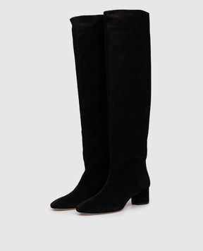 Aeyde Willa black suede boots KBDUBR45RO115FW24800022