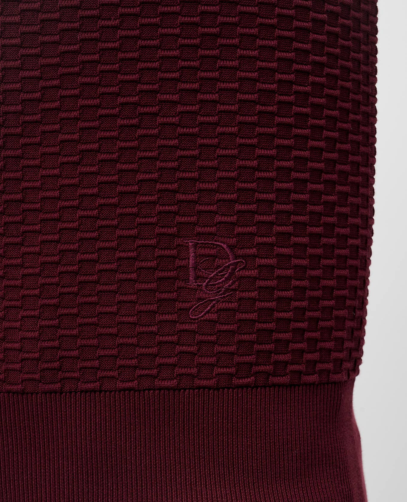 

Burgundy polo shirt with pattern Dolce&Gabbana