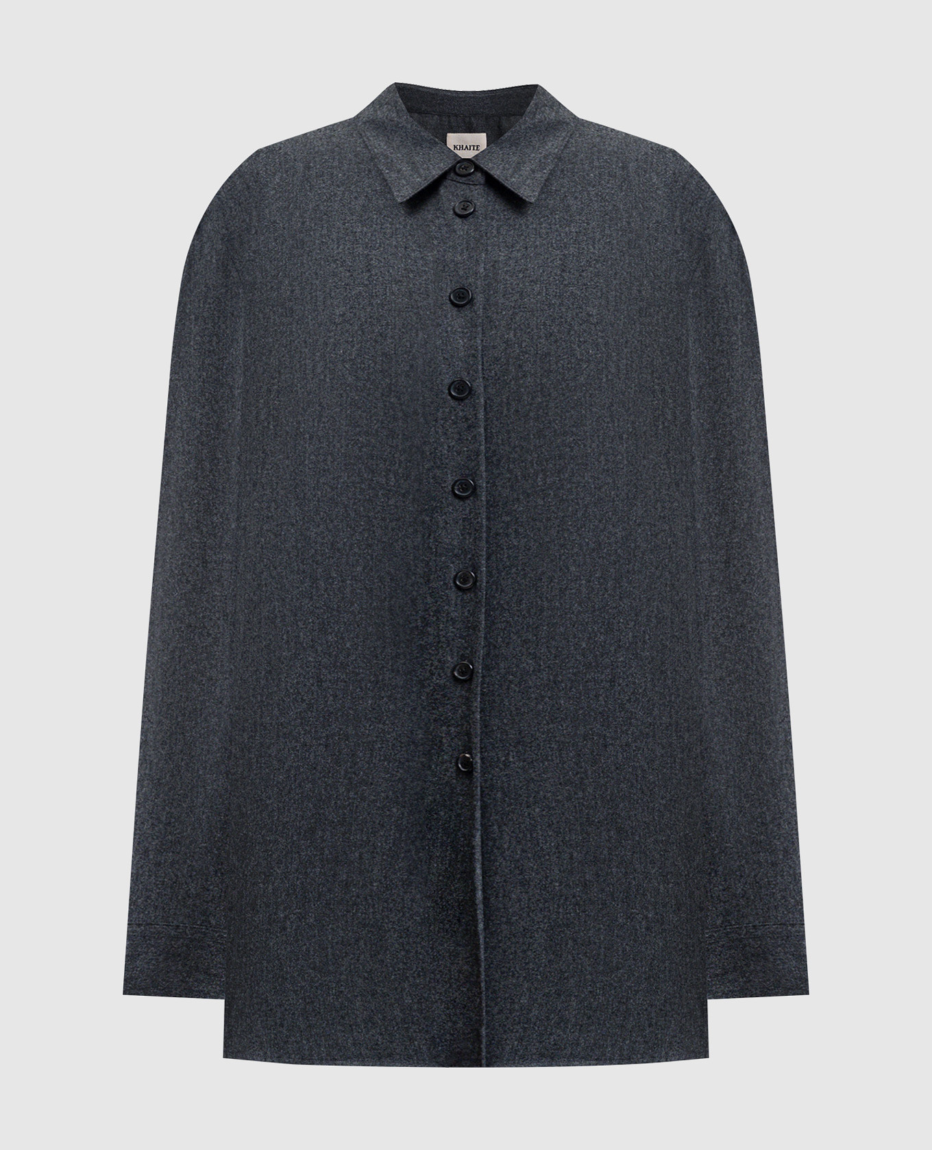 Auryn grey wool and cashmere shirt Khaite
