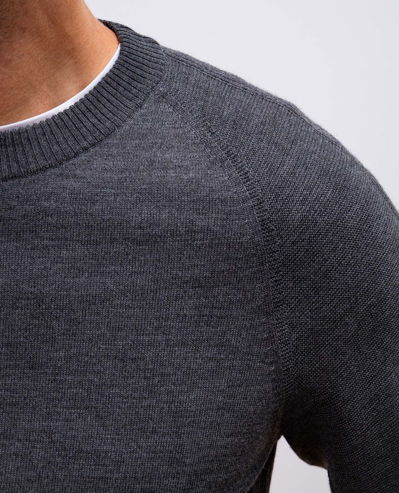 

Gray woolen jumper Sease, Grey