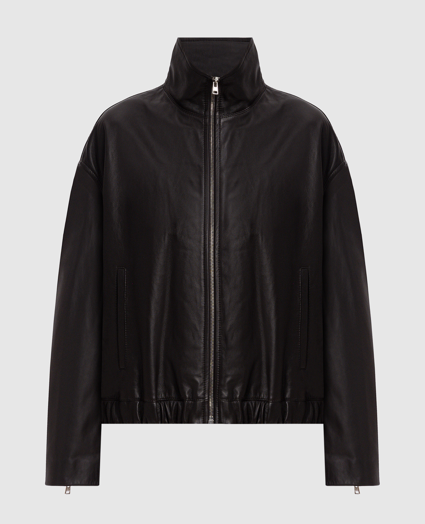 

Brown leather jacket Yves Salomon