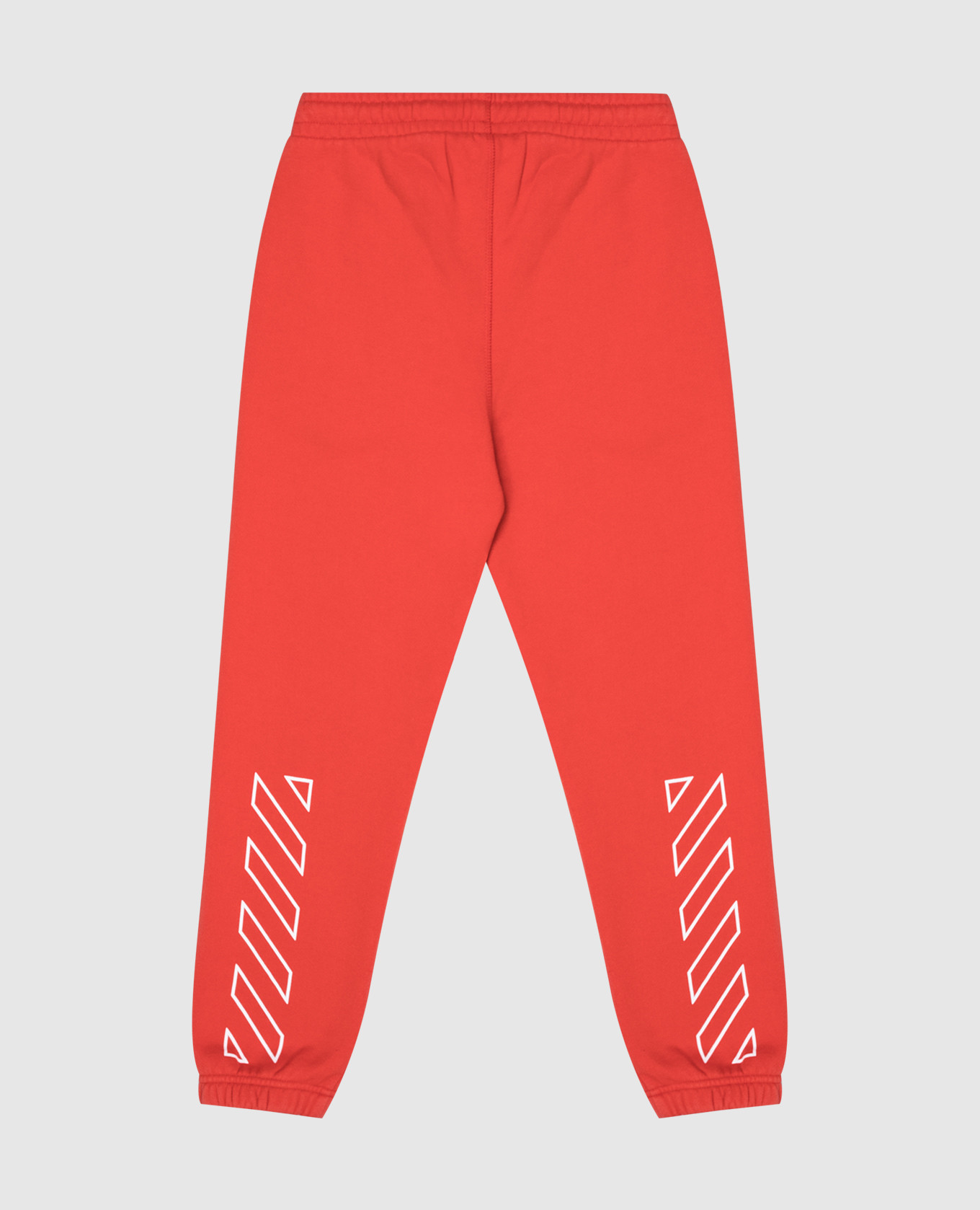 

Children's red sports pants with a logo print Off-White