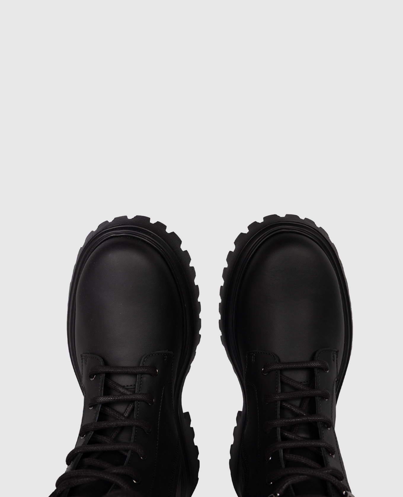 

Children's black leather boots with logo Dolce&Gabbana