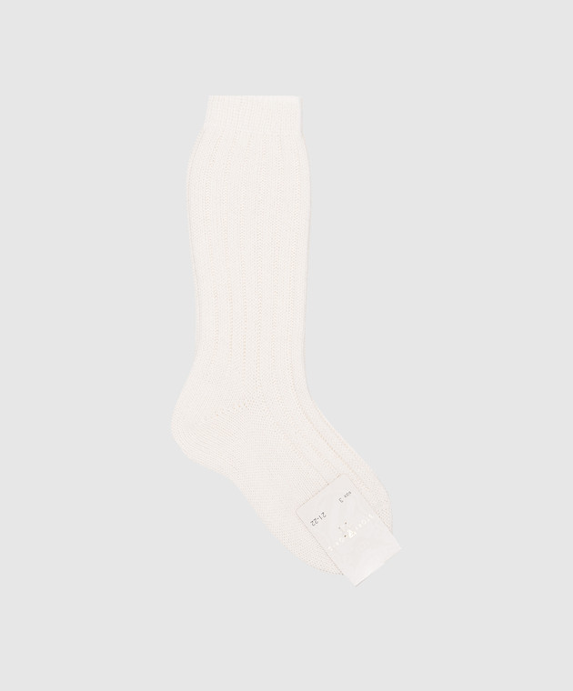 

Children's white golf shoes made of wool and cashmere Story Loris
