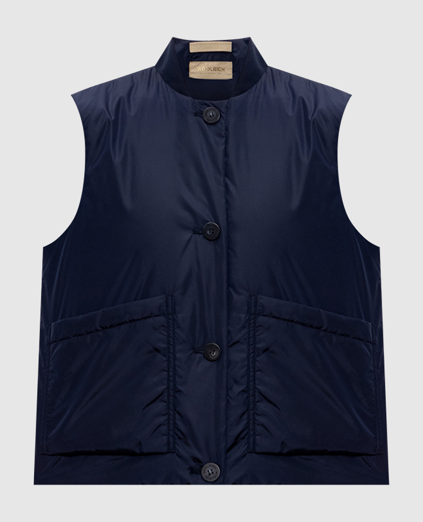 

Blue straight-cut vest Woolrich
