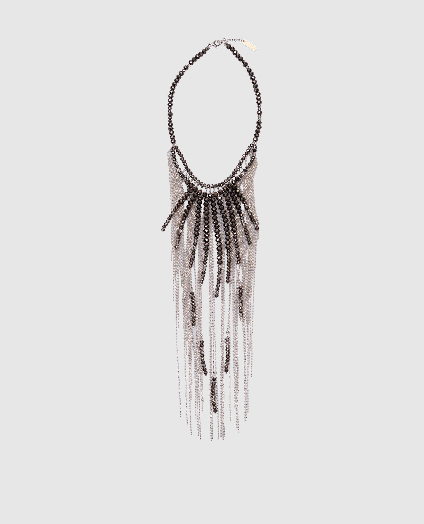 

Black necklace with crystals Peserico