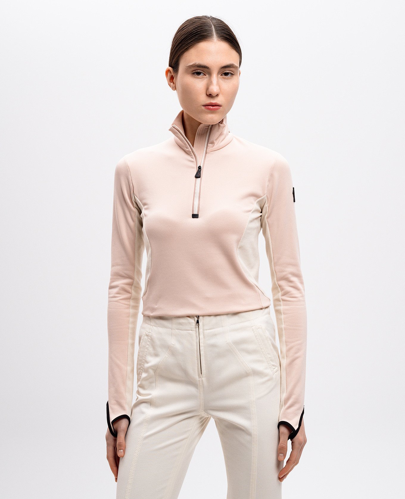 

Pink jumper with logo Moncler Grenoble