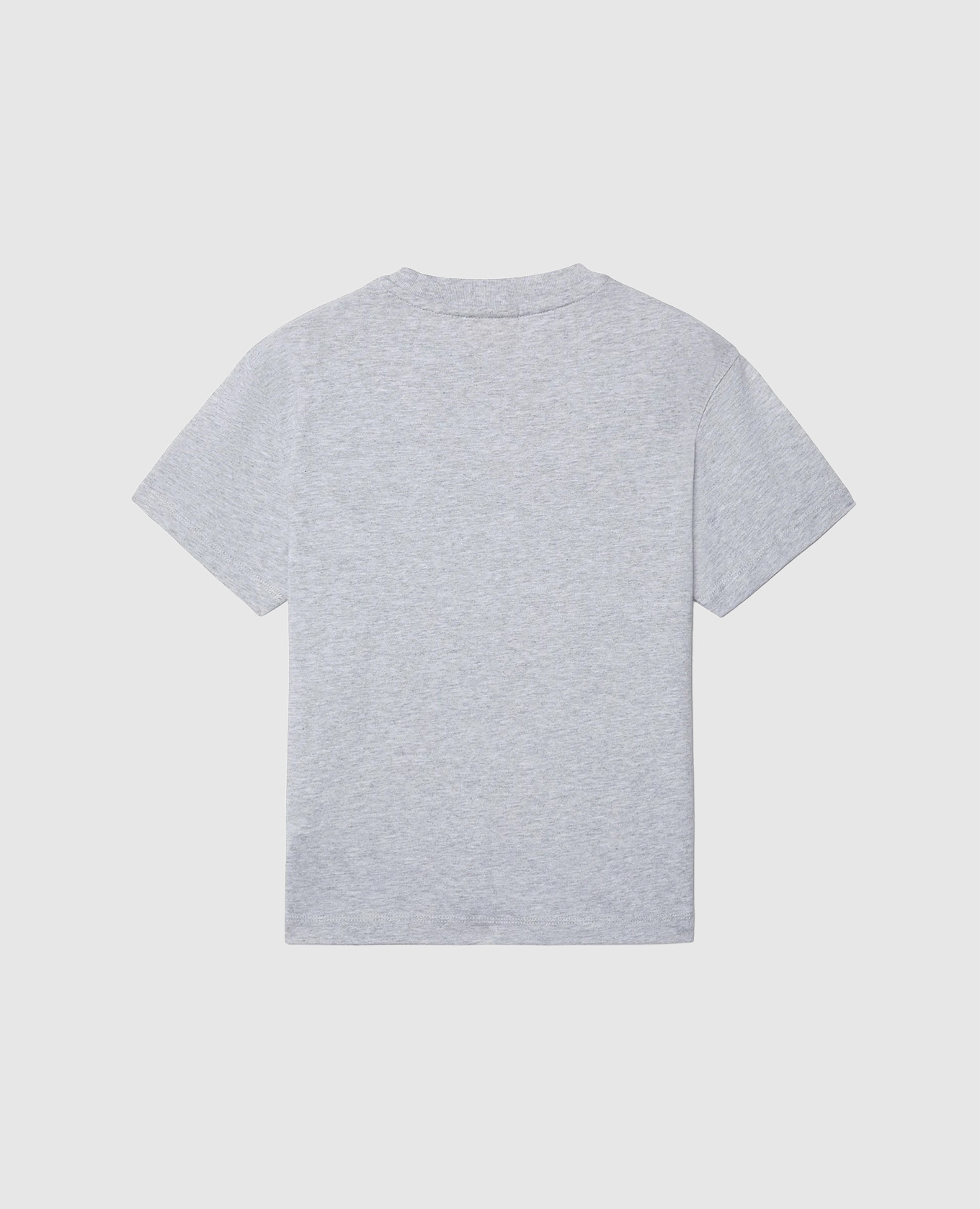 

Children's gray melange T-shirt with logo print Off-White, Grey