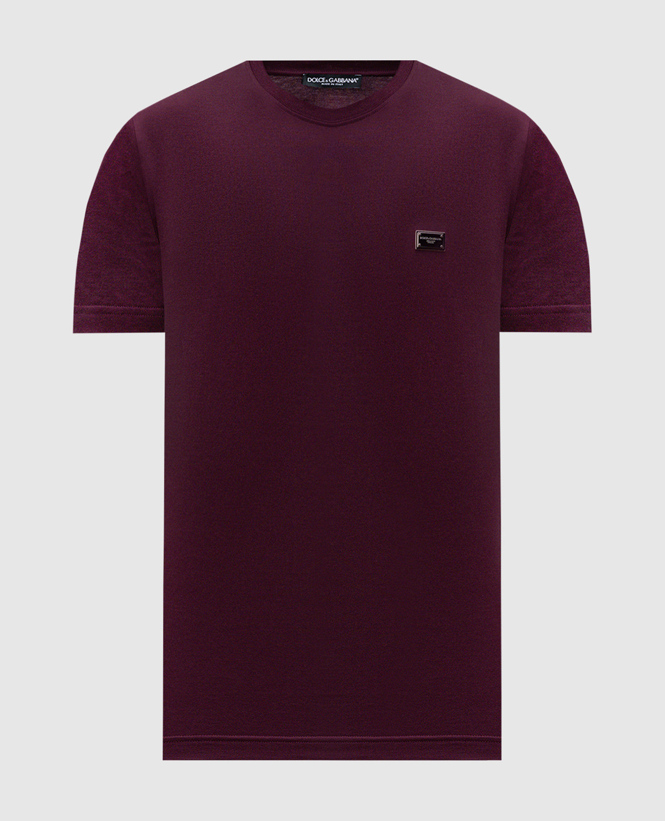 

Burgundy t-shirt with metallic logo Dolce&Gabbana