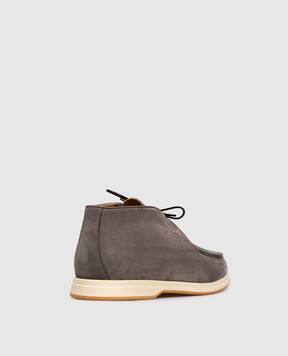 Enrico Mandelli Gray nubuck deserts 0CLUBS5217