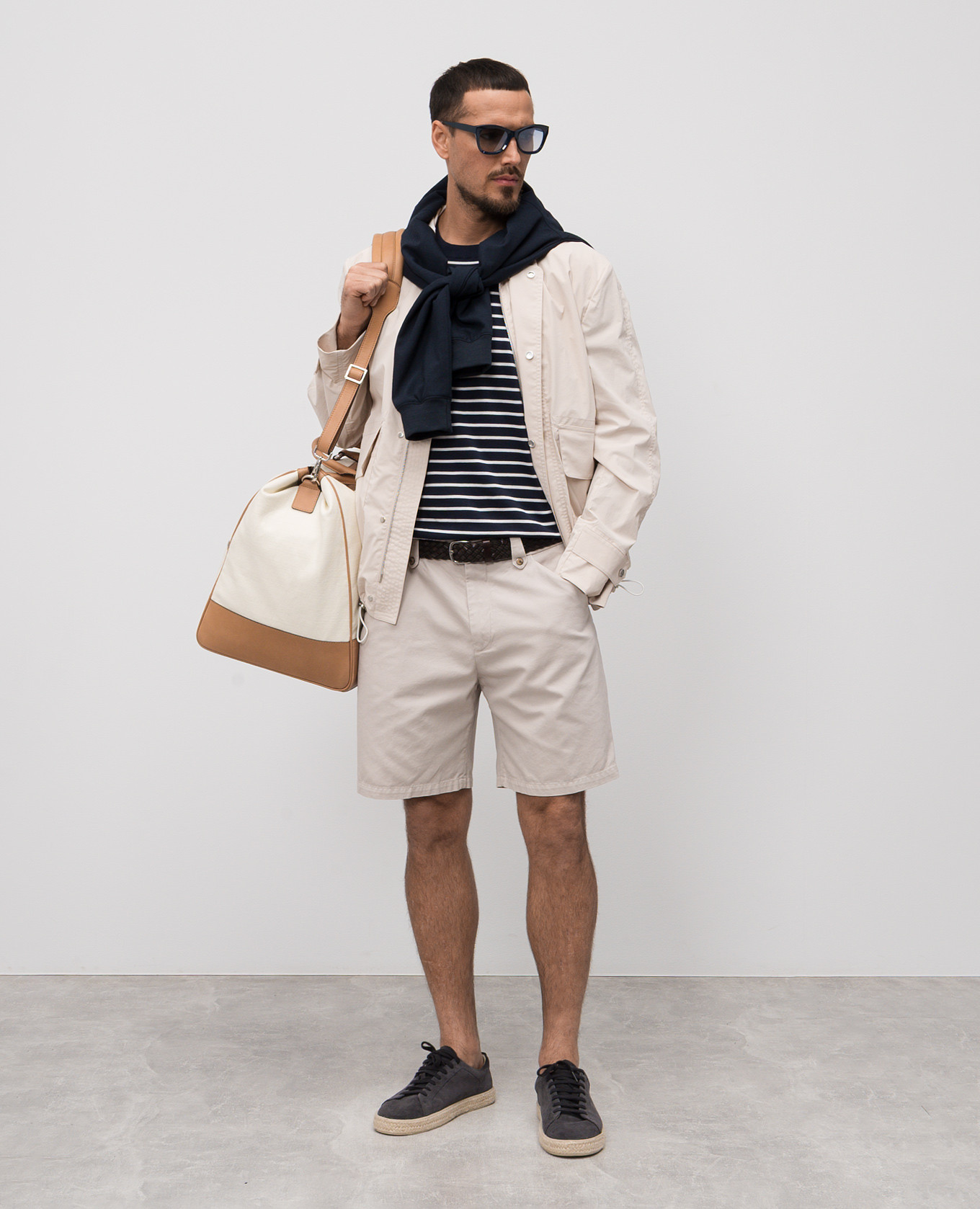 

Beige windbreaker Brunello Cucinelli