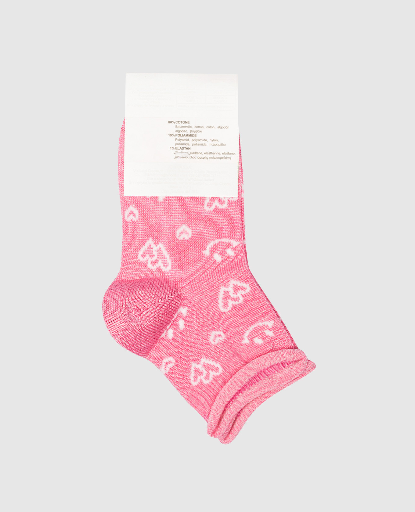 

Children's pink Ciocca socks in a pattern RiminiVeste